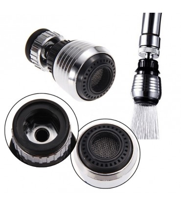 Аератор за смесителна батерия с подвижна глава, двустепенен