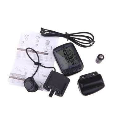 Компютър за колело SUNDING SD-563A, Скоростомер, Водоустойчив