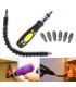 Гъвкав накрайник-удължител за винтоверт, отвертка Snake Bit