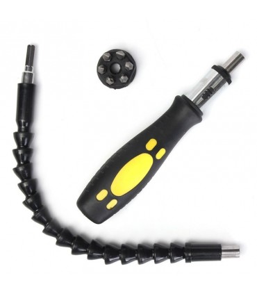 Гъвкав накрайник-удължител за винтоверт, отвертка Snake Bit