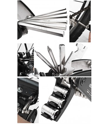15 в 1 Комплект джобни инструменти за Велосипеди