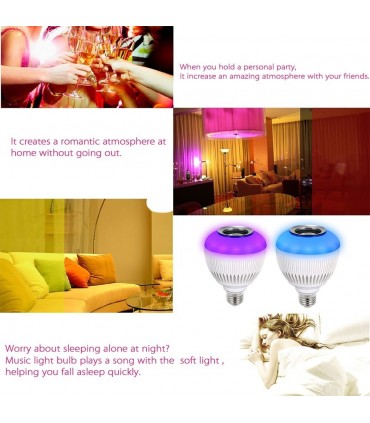 LED КРУШКА С BLUETOOTH И МУЗИКА