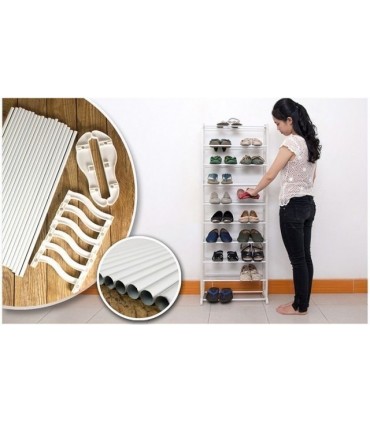 Олекотен подвижен стелаж за 30 чифта обувки Shoe Rack