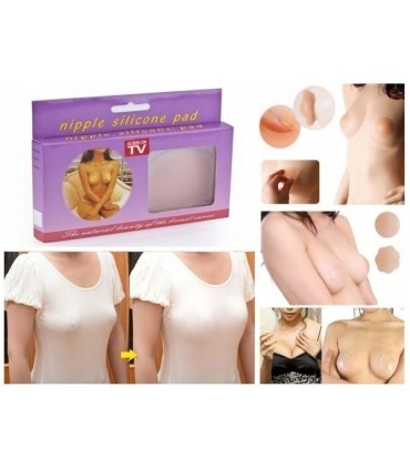 Силиконови лепенки за зърна невидими под рокли, бански и корсети