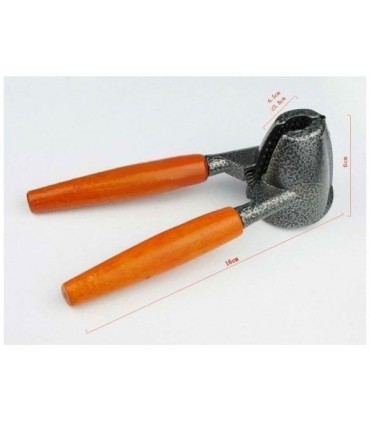 Метална орехотрошачка с дървени дръжки лешникотрошачка отварачка