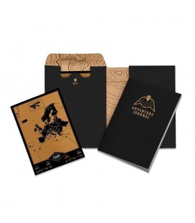 ЖУРНАЛ НА ПЪТЕШЕСТВЕНИКА СЪС СКРЕЧ КАРТИ ЗА ИЗТРИВАНЕ