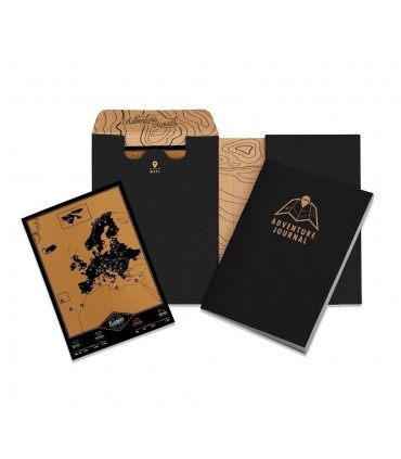 ЖУРНАЛ НА ПЪТЕШЕСТВЕНИКА СЪС СКРЕЧ КАРТИ ЗА ИЗТРИВАНЕ