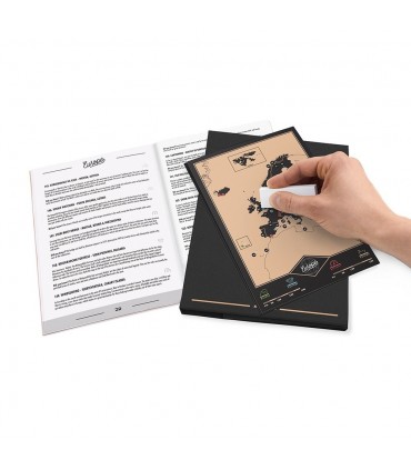 ЖУРНАЛ НА ПЪТЕШЕСТВЕНИКА СЪС СКРЕЧ КАРТИ ЗА ИЗТРИВАНЕ