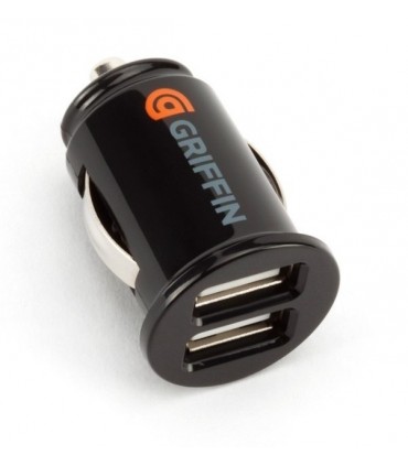 2в1 адаптер за запалка с 2бр USB + кабел "Griffin"