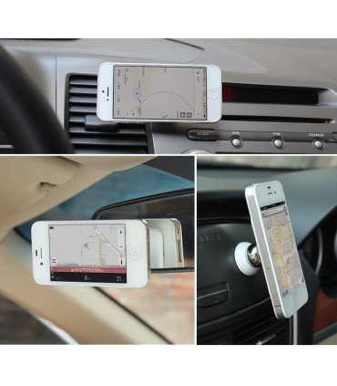 Универсална залепваща се магнитна стойка за телефон