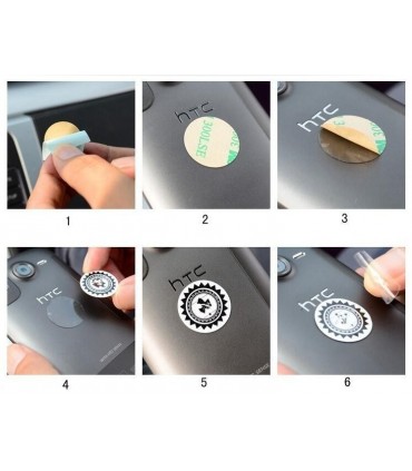 Универсална залепваща се магнитна стойка за телефон