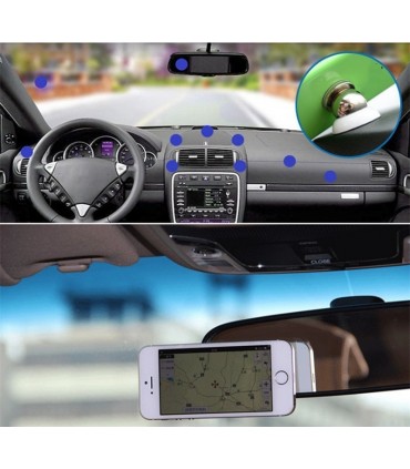 Универсална залепваща се магнитна стойка за телефон