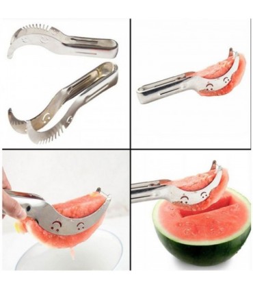 Уред за рязане и поднасяне на диня, инокс