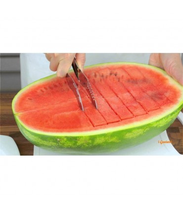 Уред за рязане и поднасяне на диня, инокс