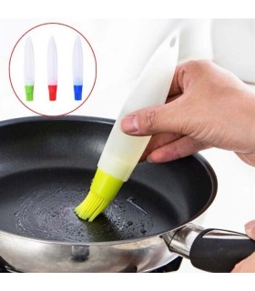 Кулинарна силиконова четка с пълнител за марината