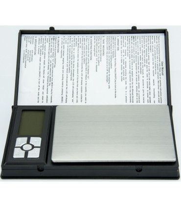 Мини електронна везна - джобна , бижутерска , златарска Notebook до 0.5кг.