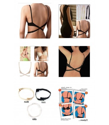 КОМПЛЕКТ УДЪЛЖИТЕЛИ ЗА СУТИЕН ЗА ГОЛ ГРЪБ LOW BACK BRA STRAP