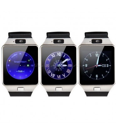 Смарт часовник DZ 09 Водоустойчив, Часовник-Телефон със sim карта, Bluetooth, Камера