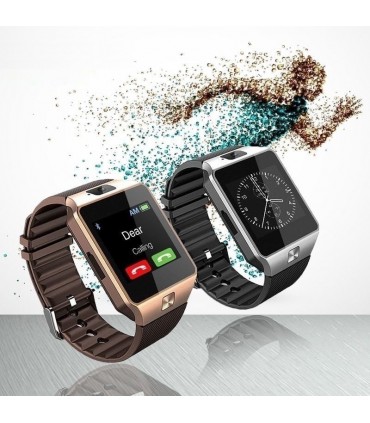 Смарт часовник DZ 09 Водоустойчив, Часовник-Телефон със sim карта, Bluetooth, Камера