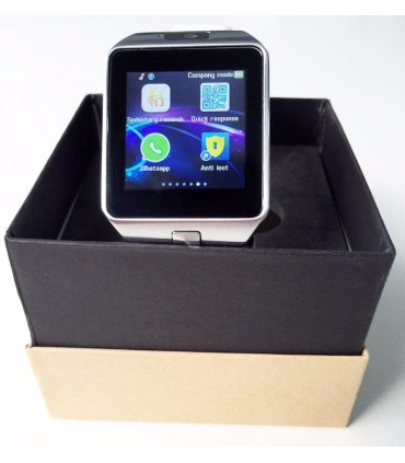 Смарт часовник DZ 09 Водоустойчив, Часовник-Телефон със sim карта, Bluetooth, Камера