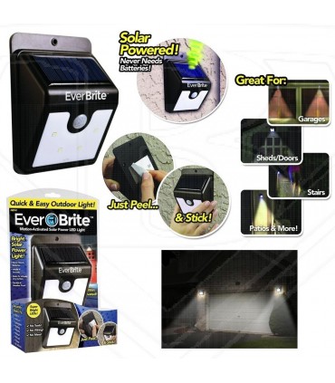 Соларна LED Лампа С PIR Датчик