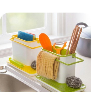 Кухненски Разделител за Мивка за препарат, гъба, телче
