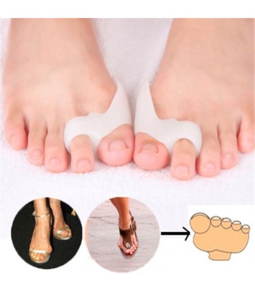 Силиконов сепаратор за първи и втори пръст на крака