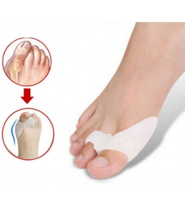 Силиконов сепаратор за първи и втори пръст на крака