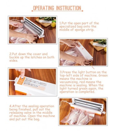 Уред за вакуумиране за свежа храна