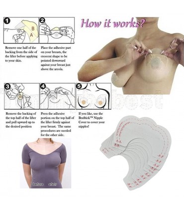 Лепенки за повдигане на бюста Bare Lifts - 10 бр.