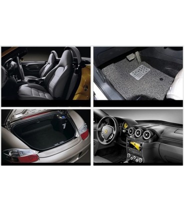 Прахосмукачка за автомобил 120W, хепа филтър, три приставки