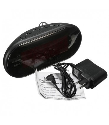 Дигитален часовник с радио и будилник