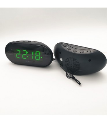 Дигитален часовник с радио и будилник