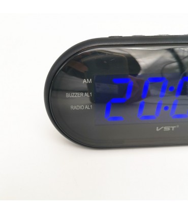 Дигитален часовник с радио и будилник