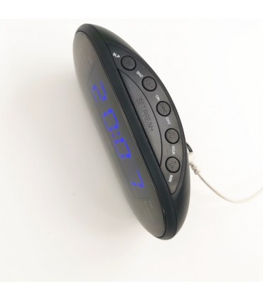 Дигитален часовник с радио и будилник