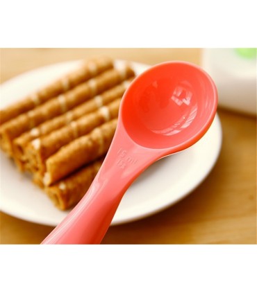 Домакински мерителни цветни лъжички 5 бр.