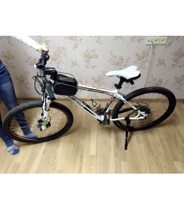 Двойна чантичка за велосипед - дисаги с джоб за телефон