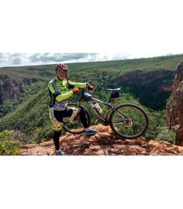 Двойна чантичка за велосипед - дисаги с джоб за телефон