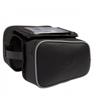 Двойна чантичка за велосипед - дисаги с джоб за телефон