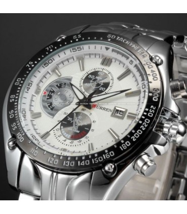 Мъжки часовник с японски механизъм Curren 8083