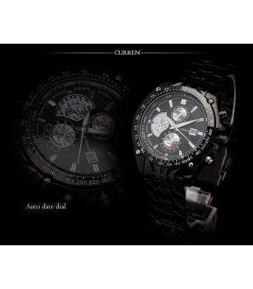 Мъжки часовник с японски механизъм Curren 8083