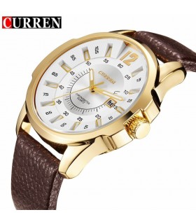 Мъжки часовник - Curren Sierra Black & Silver - 8123