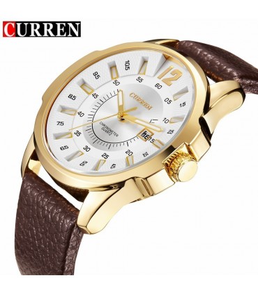 Мъжки часовник - Curren Sierra Black & Silver - 8123