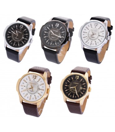 Мъжки часовник - Curren Sierra Black & Silver - 8123