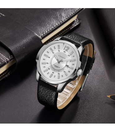 Мъжки часовник - Curren Sierra Black & Silver - 8123