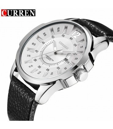 Мъжки часовник - Curren Sierra Black & Silver - 8123