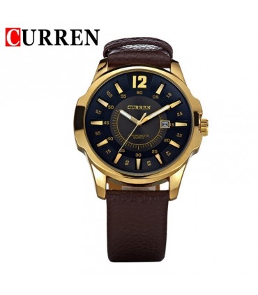 Мъжки часовник - Curren Sierra Black & Silver - 8123