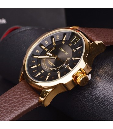 Мъжки часовник - Curren Sierra Black & Silver - 8123