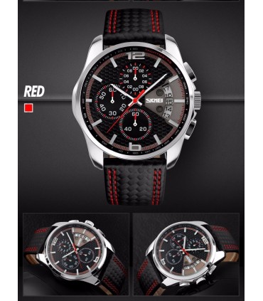 Елегантен мъжки часовник с хронограф Skmei 9106