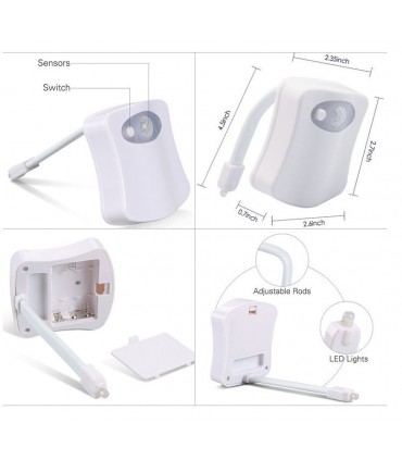TOILIGHT LED осветление за тоалетна със сензор за движение